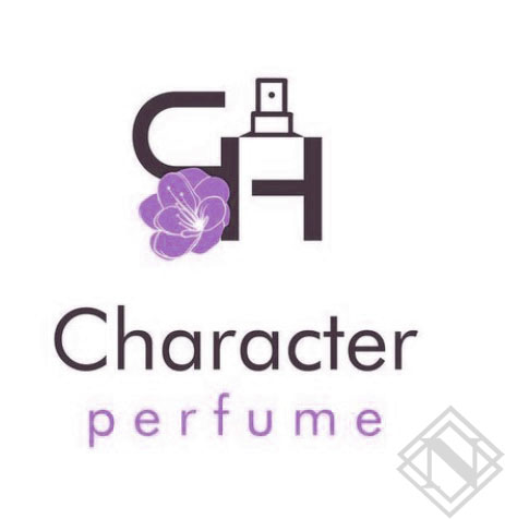 Nedarte Designer web UI Graphiste Modèle logo CHARACTER Perfume